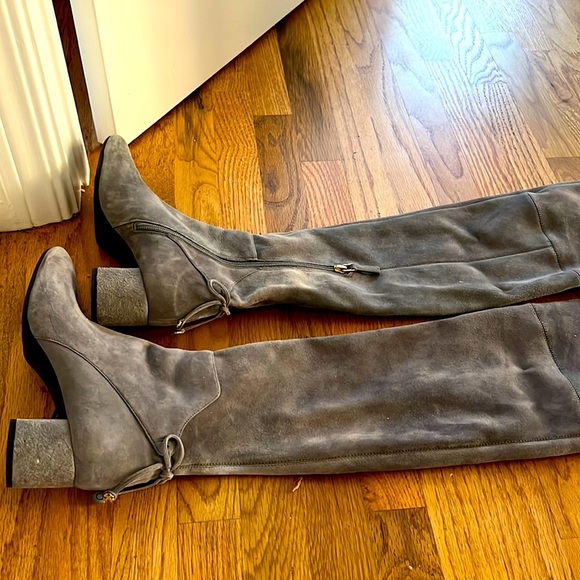 Tory burch over the knee shoes